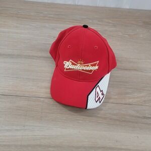 Budweiser Kevin Harvick NASCAR Hat Racing Cap #4 Stewart Haas Red